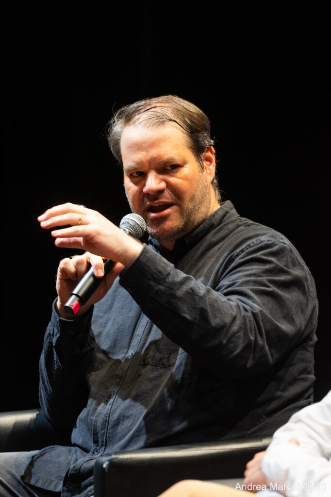 Tomas Bella, Chief Digital Officer of Denník N. Photo: Andrea Marchi (IJF26)